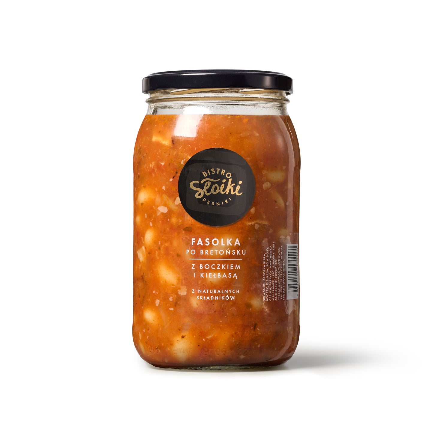 Fasolka po bretońsku z boczkiem i kiełbasą