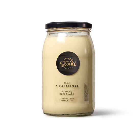 Krem z kalafiora z białą czekoladą